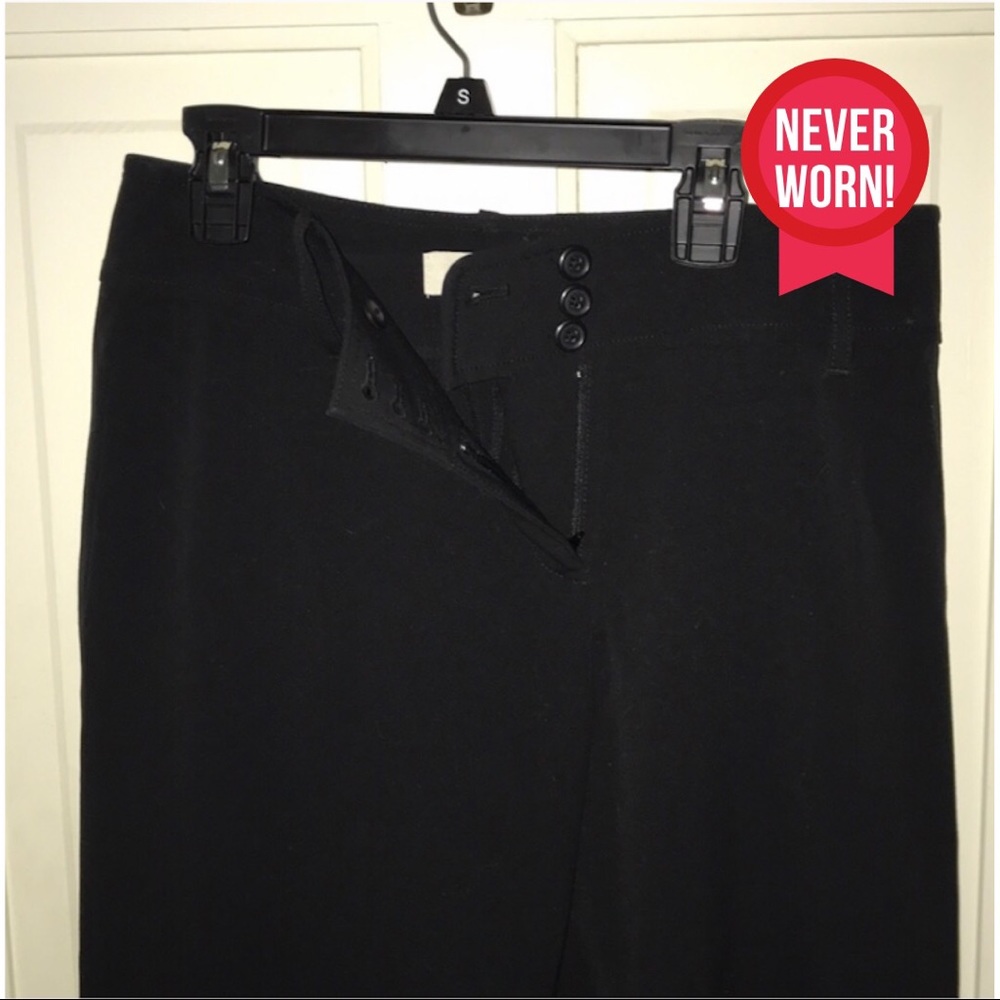 Ann Taylor LOFT black slacks. Never been worn!!